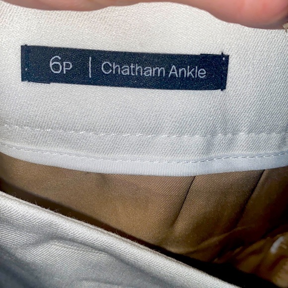 Talbots Chatham Ankle Pants in White Size 6 petit - Picture 3 of 7